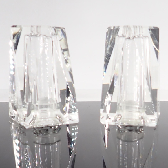 Simon Designs Crystal Mini Salt & Pepper Shaker Set New in Box - Picture 5 of 12